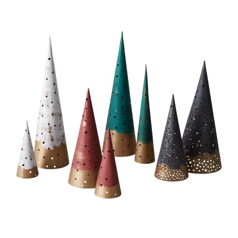 4 Pieces Set 2.5" White Alfie Tree